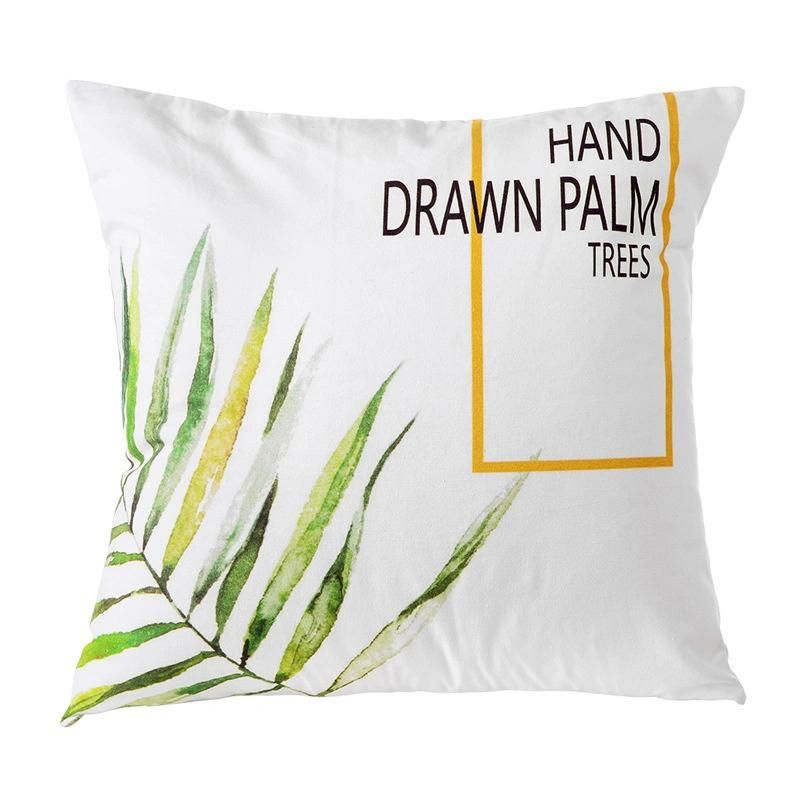 Fashionable Printing Summer Throw Cushion on Sofa