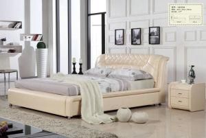 China Exporting Factory Modern Leather Bedroom Furniture (H8309)