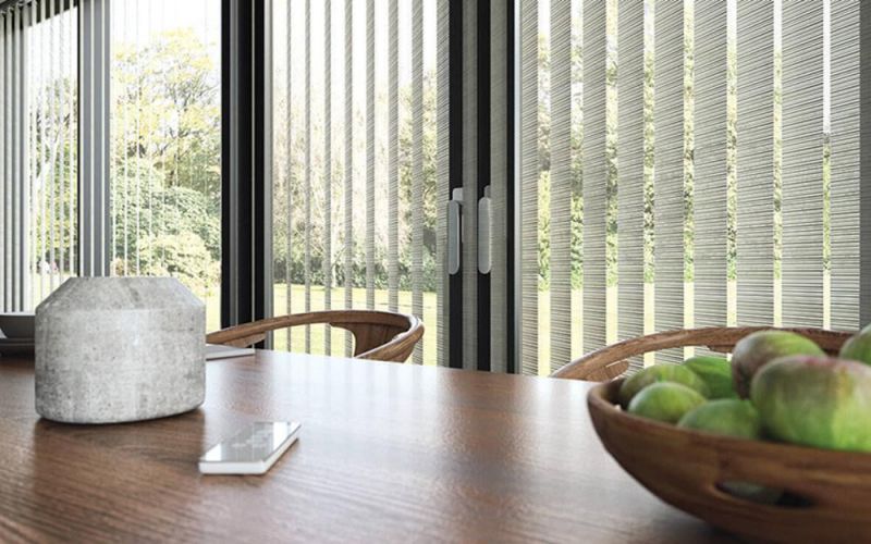 Sweet-Home Decorative Black Cheap Vertical Window Blind with Modern Design