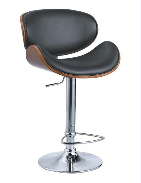 Modern New Design Wooden and Leather Leisure Bar Chair (SZ-BC321)