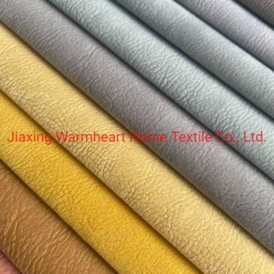 China Colorful Nylon Flock Mat Functional Sofa Fabric Double Flocking Water Repellent Easy Cleaning Upholstery Fabric (JX008.)