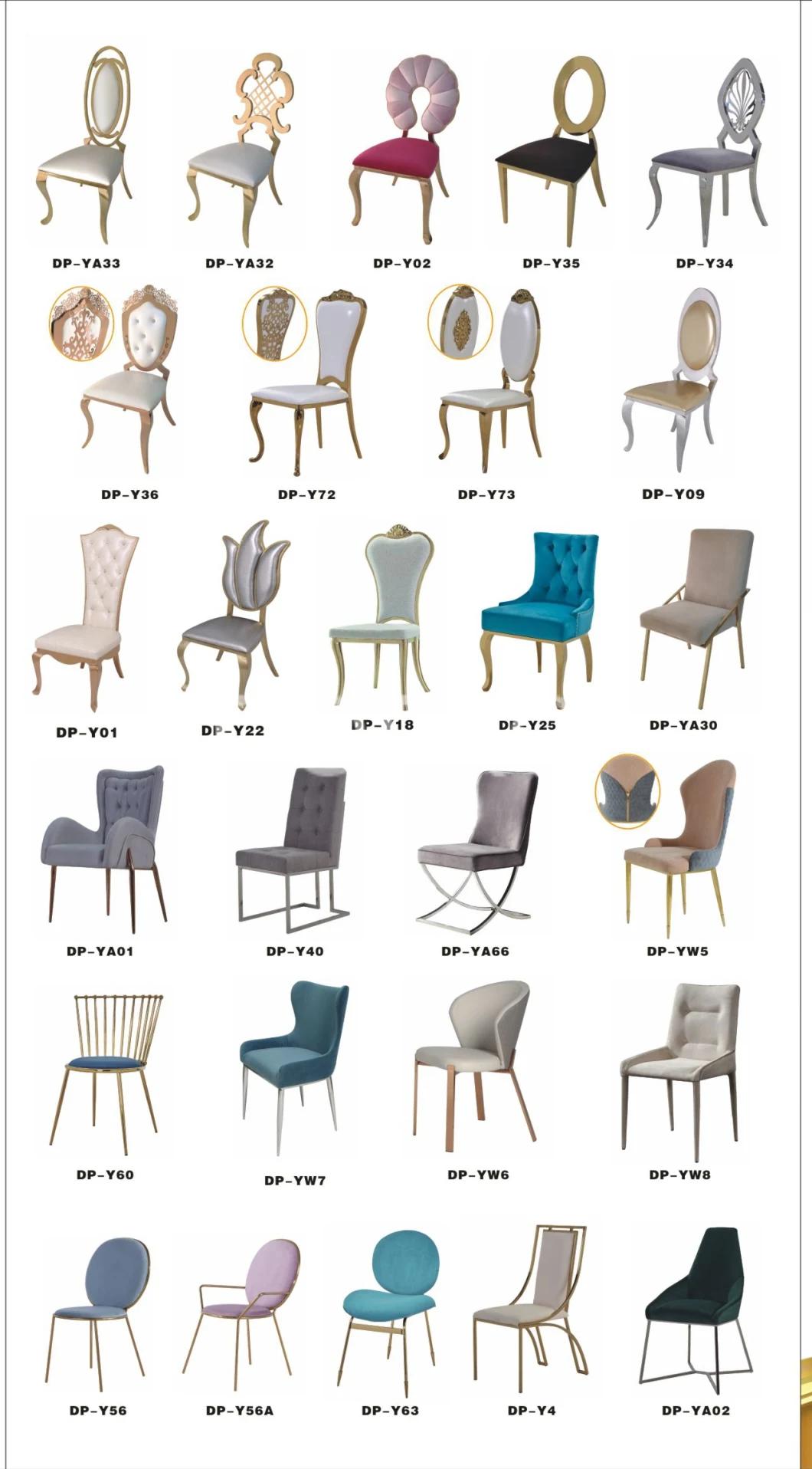 Nice Design Dining Chair Stainless Steel Leg