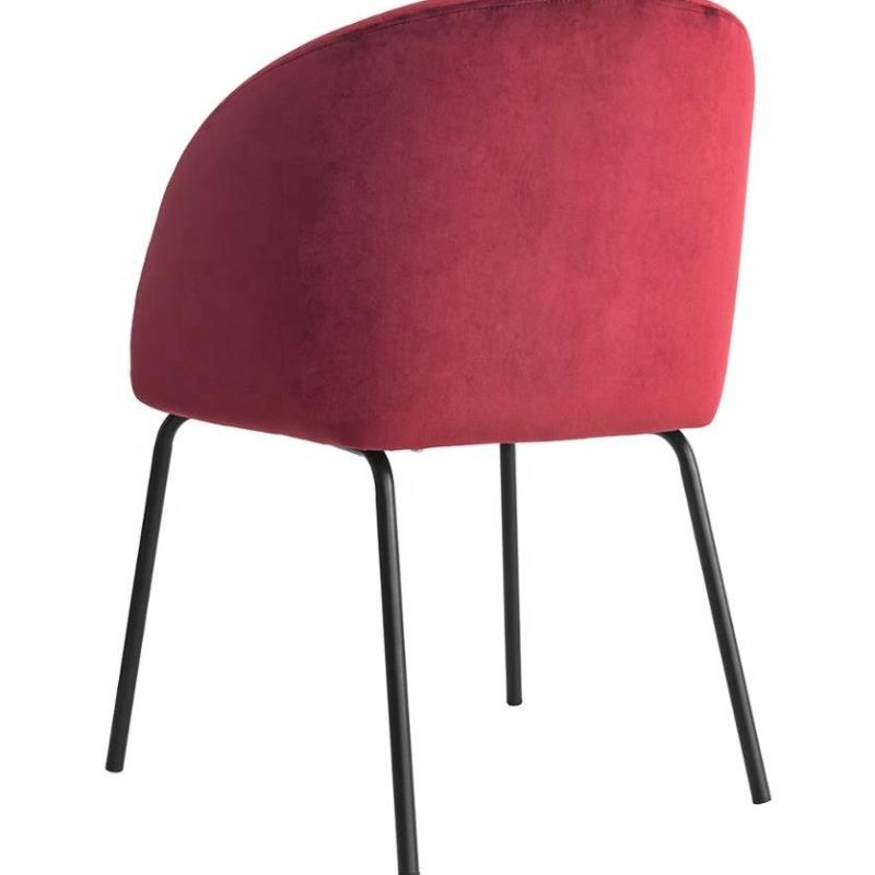 Dining Room Living Room Furniture Nordic Restaurant Modern Upholstery Fabric Velvet Dining Chairs for Sale