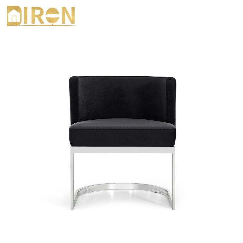 Factory Wholesale Furniture Luxury Stainless Steel Home Hotel Apartment Dining Chair