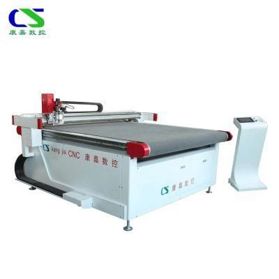CNC Route Leather Fabric Cloth Cutting Machine Round Knife Cutter Factory Price