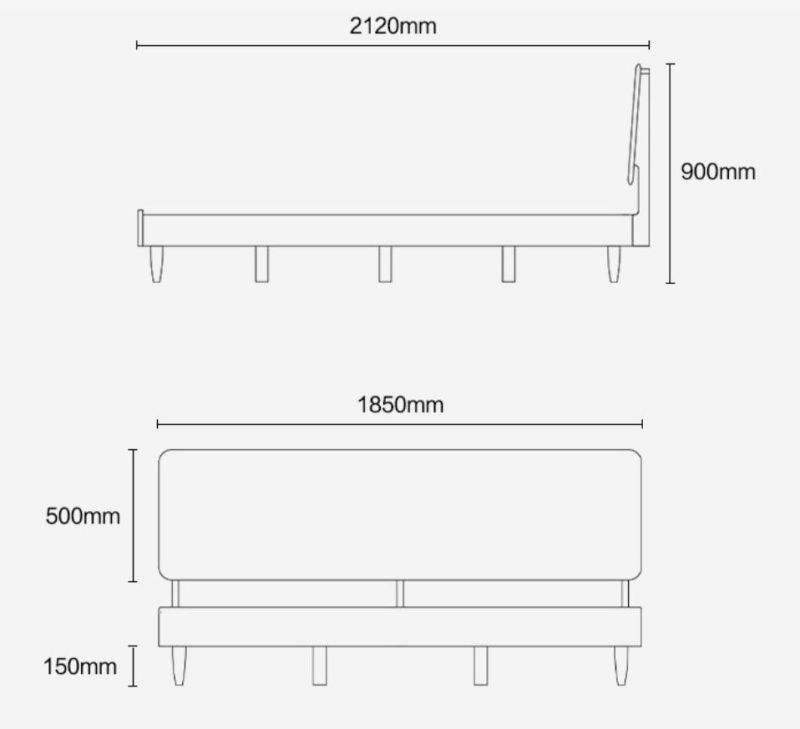 Wholesale Home Furniture Supplier Villa Modern Bedroom Wooden Fabric Bed King Queen Double Single Size Luxury Wooden Headboard Bed for 5 Star Hotel Room