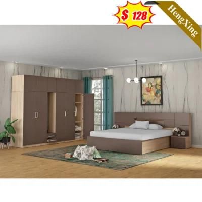 Modern Design Comfort Bedroom Furniture Storage King Queen Size Double Melamine Beds