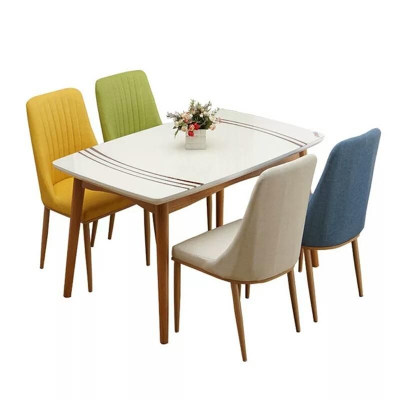 Dining Room Furniture Fabric Velvet Restaurant Chairs Nordic Modern Luxury Design Fabric Furniture Velvet Dining Chair for Kitchen Dining Room