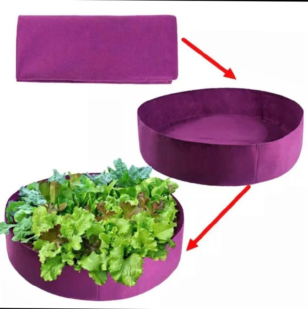 Breathable Felt Fabric Planter Grow Bags for Plants Garden Bed Round Planting Container Grow Bag