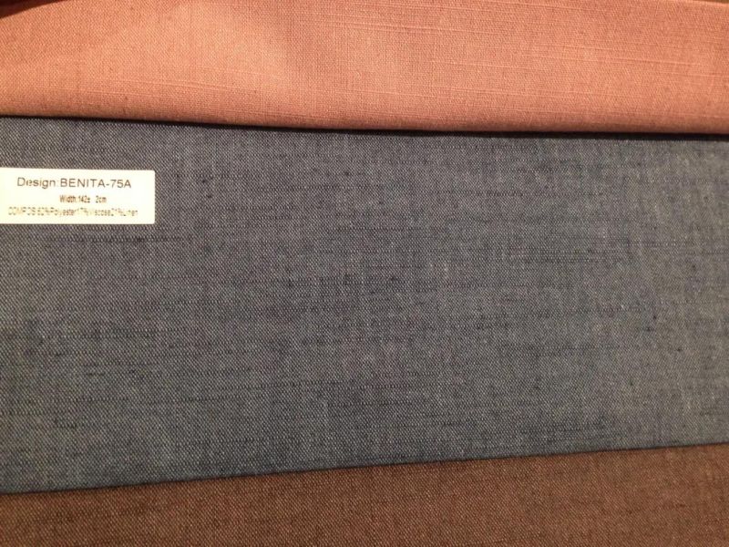 Textile 62% Polyester Upscale Plain Dyed Upholstery Sofa Covering Fabric