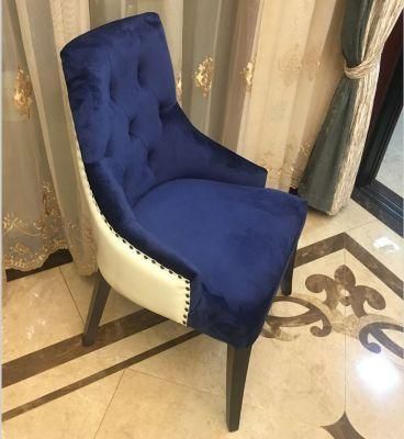 Hotel Restaurant Modern Style Leather Upholstered Nail Head Furniture Room Office Cheap Living Room Dining Chair