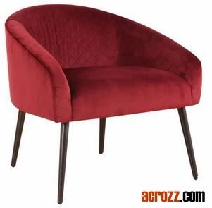 China Linen Velvet Fabric Upholstered Chaise Lounge Chair