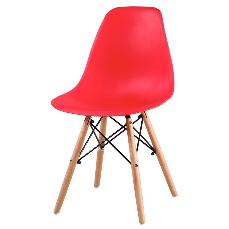 Wholesale Home Restaurant Outdoor Furniture PP Plastic Colorful Dining Chair for Cafe