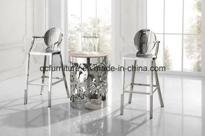 Modern Home Kitchen Stainless Steel Bar Table and Chair Sets