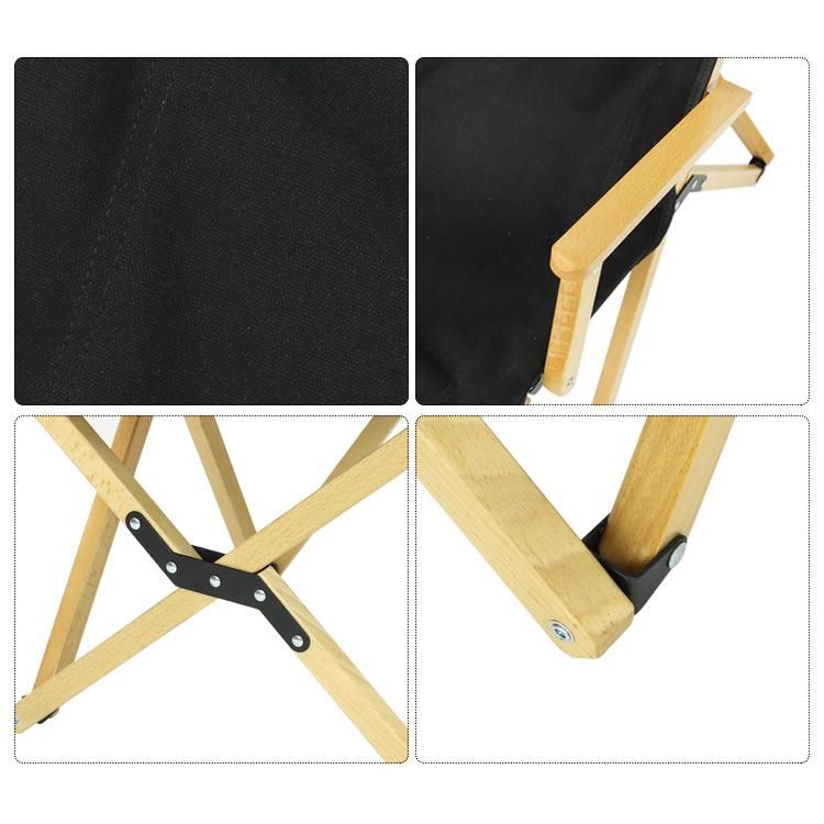 600d Fabric Camping Folding Beach Make up Chair with Armrest