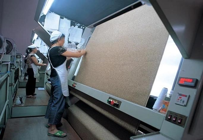 2015 Brown Jacquard Polyester Chair Fabric in 57"