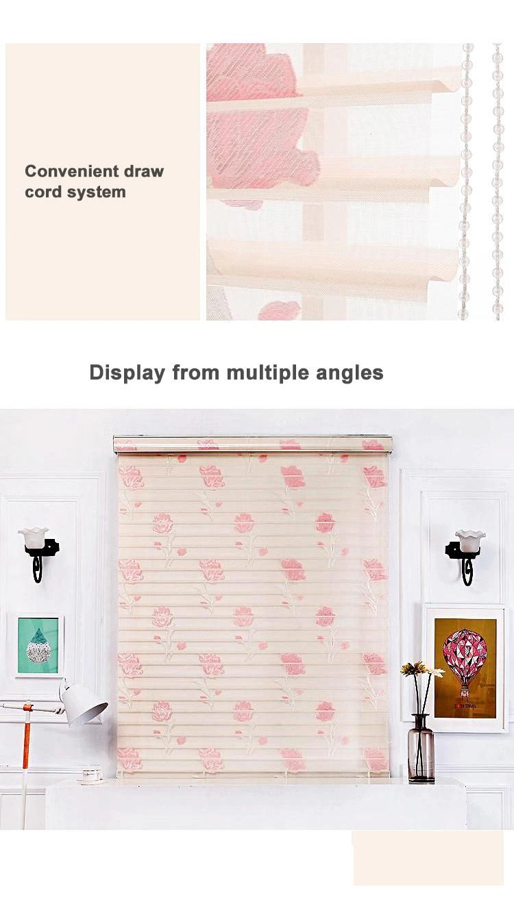 Korean Soft Gauze Natural Custom Day Night Zebra Roller Blinds