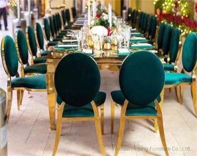 Factory Luxury Modern Restaurant Dining Wedding Hotel Banquet Chair Chrome Steel Strong and Durable Stackable Auditorium Church Chair for Sale
