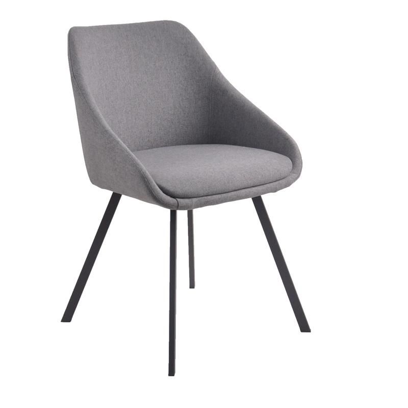 High Quality Dining Room Corner Tub Modern Dining Chair with Metal Legs