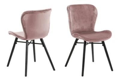 Wholesale Cheap Scandinavian Design Modern Dining Room Sets Plastic Chair Stuhl Dining Chairs with Metal Leg Chair