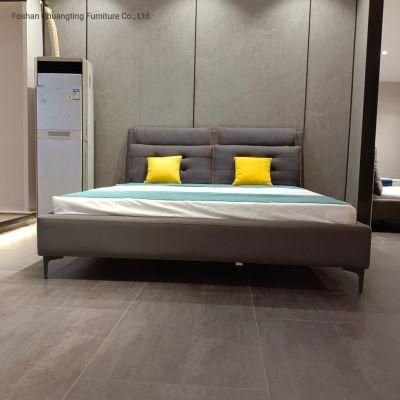 Wholesale Popular Wooden Frame Bed Durable Fabric Washable Bed