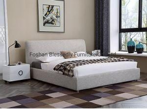 Modern Furniture Fabric Bed Living Room Furniture Adult Use Linen Bed