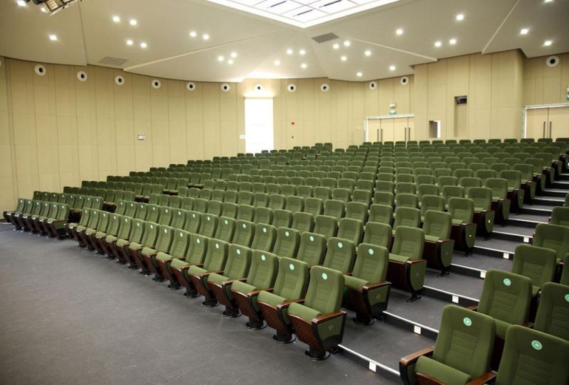 Solid Wood University Stadium Classroom Cinema Church Theater Auditorium Chairs