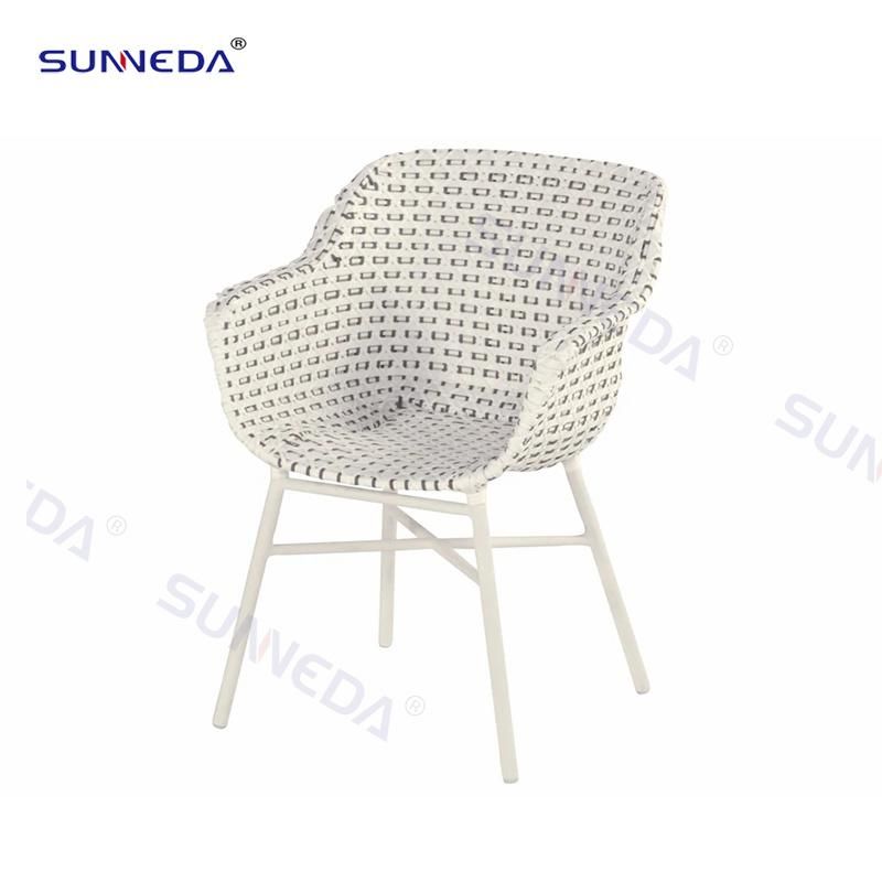 Modern Leisure Garden Rattan Dining Chairs Set