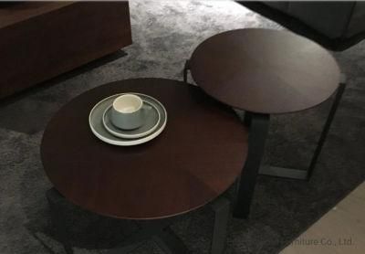 Designer Wood Top Living Room Coffee Table
