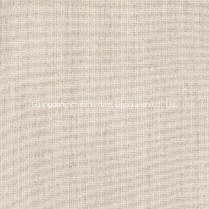 Home Textile Durable Plain Linen Style Sofa Covering Furniture Fabric