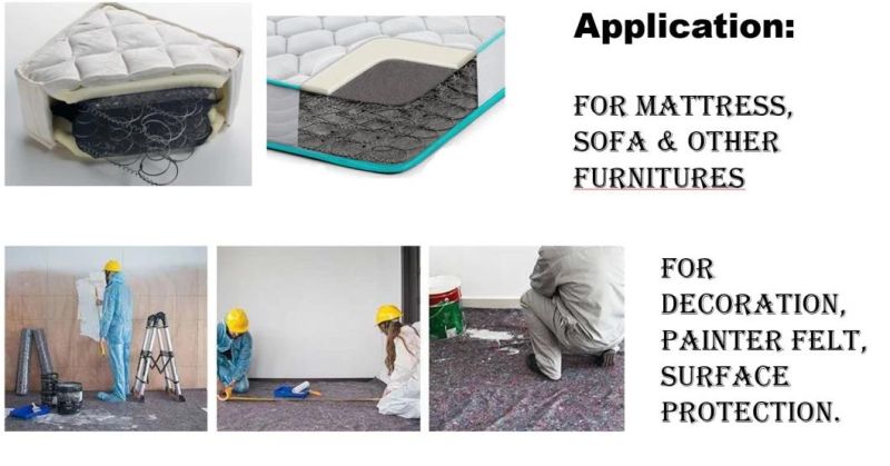High Quality Free Sample Painter Felt Fabric Protecting Floor