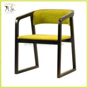 Modern Italian Design Fabric Upholstered Chair Wooden