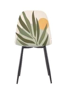 Nordic Luxury Restaurant Home Kitchen Sillas Upholstery Soft Fabric High Back Modern Velvet Dining Chair for Dining Room