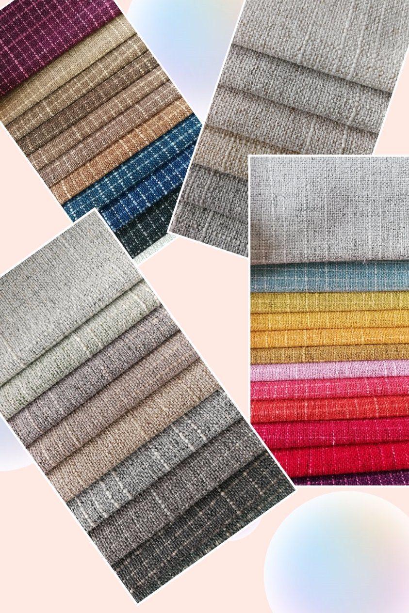 100%Polyester Linen Looking New Sofa Fabric (R069)