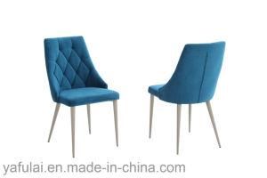 Modern Home Furniture Fabric Chair with Meta Dining Chair