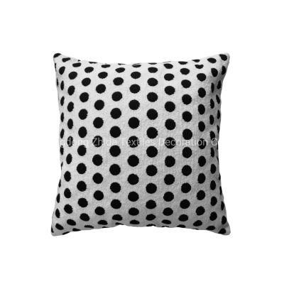 Hotel Bedding Black and White Dots Upholstery Sofa Fabric Pillow