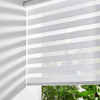 100% Roller Blind Automatic Double Fabric Zebra Shades