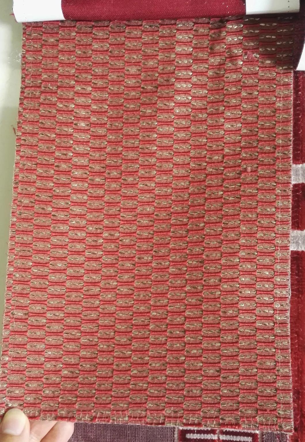 Textile Cut Velvet Upholstery Honeycomb Jacquard Pillow Fabric