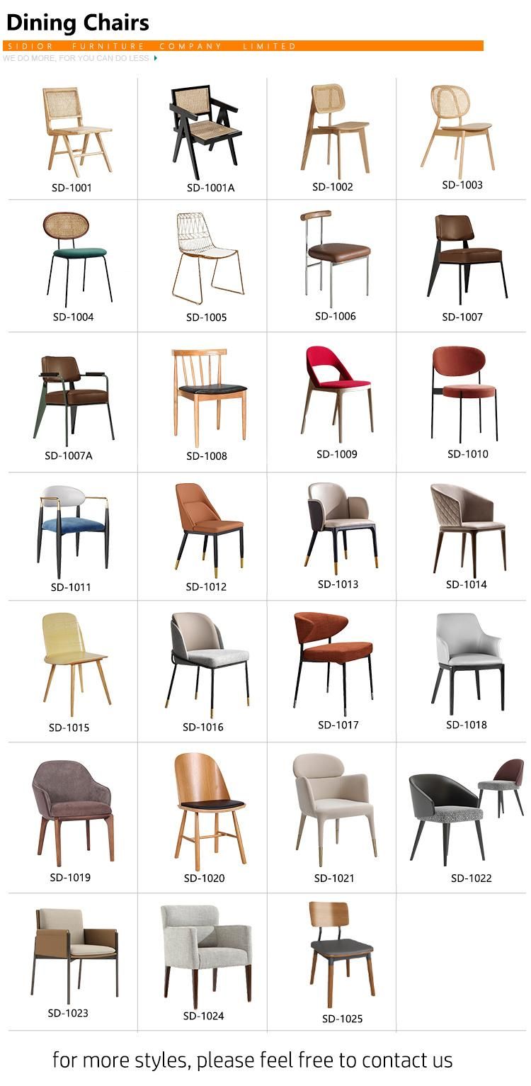 Light Luxury Ultra Modern Fabric Upholstery Dining Chair for Restaurant