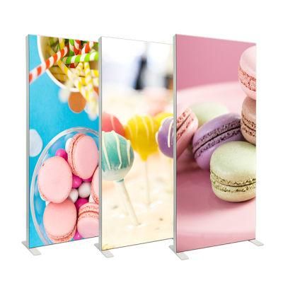 Advertising Aluminium Shining Light Box LED Display Stand for Exhibitions
