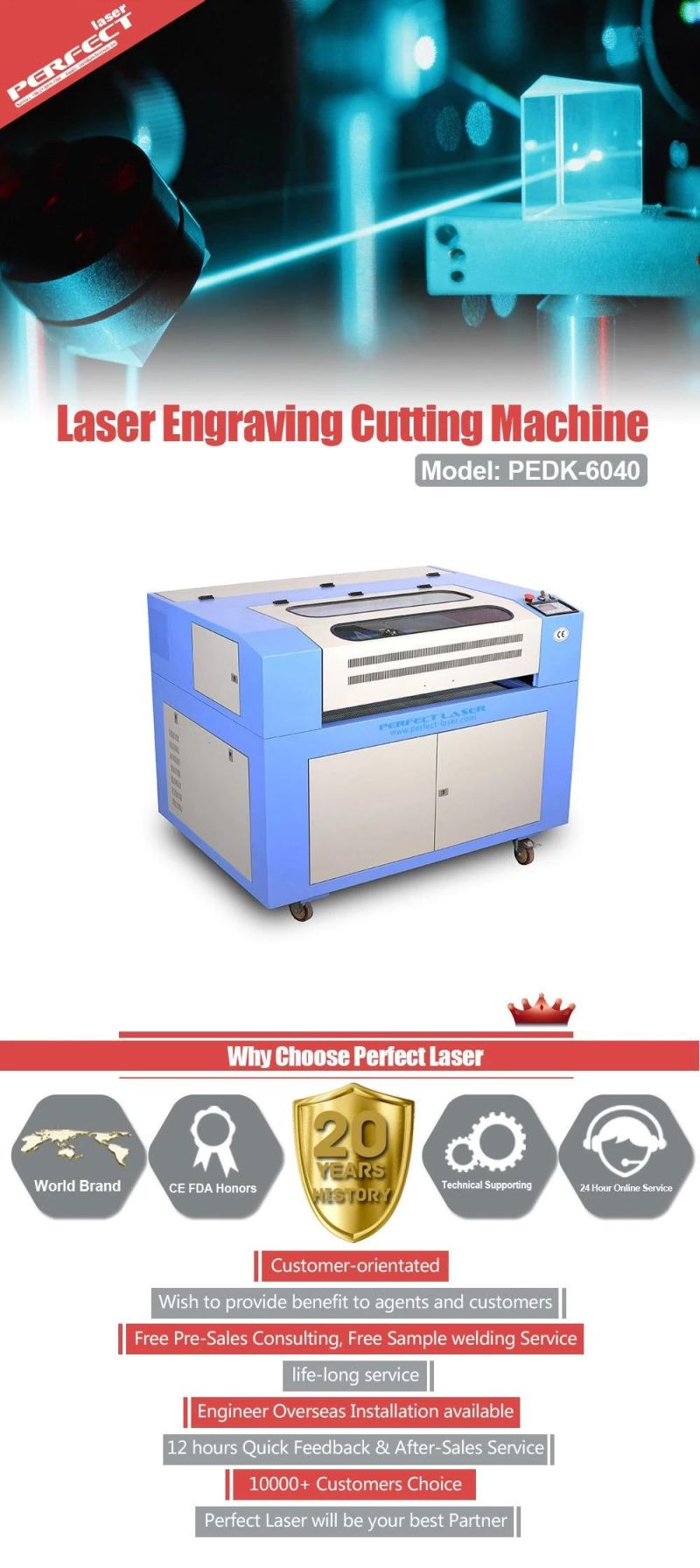 Plastic Fabric Jeans Leather Acrylic CO2 Laser Cutting Machine
