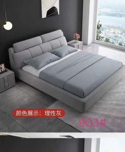 Furniture Modern Fashion Bedroom Furniture/Fabric Bed Blue or Other Colors