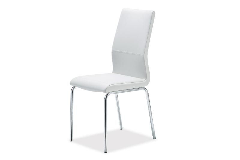 Wholesale Modern Design Factory Manufacturer Furniture PU Leather Metal Legs Dining Chair