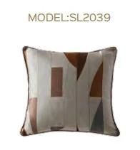 Home Bedding 3D Geometry Smooth Sofa Fabric Upholstered Pillow