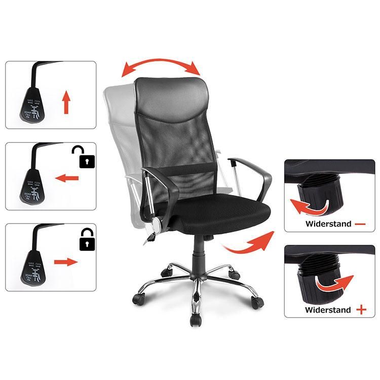 Adjustable PU Leather Luxury Swivel Executive Computer Office Chair
