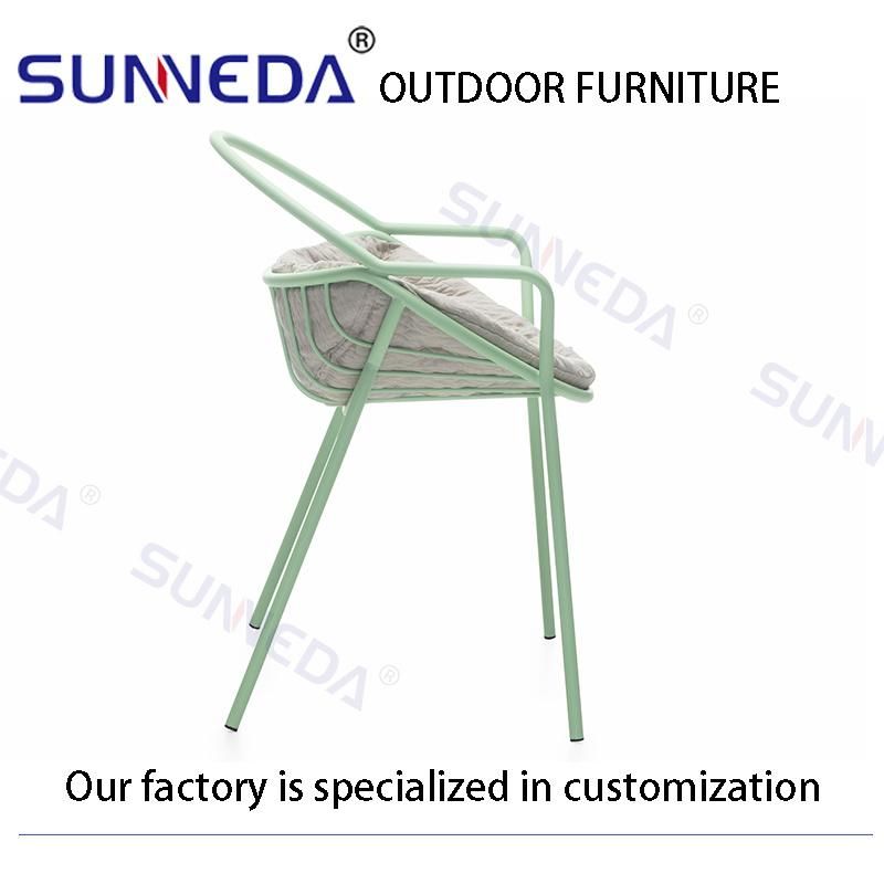 Aluminium Alloy Metal Villa Beach Backyard Pool Chair Furniture Garden Chairs