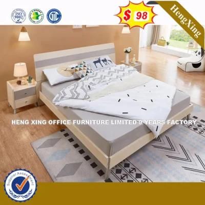 Bisini Luxury High Level Bedroom Furniture Reflective Wooden Bed (HX-8NR0843)