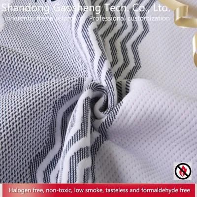 Custom Design Inherently Flame Retardant Polyester Jacquard Knitted Mattress Fabric