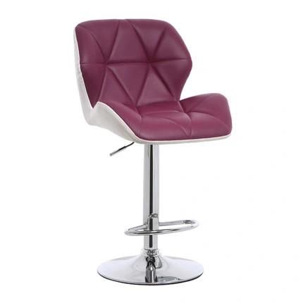 360 Degree Swivel Adjustable Bar Stool Modern Leather Pub Bar Chair