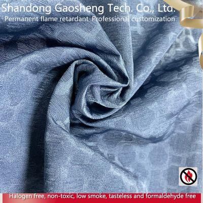 Flame Retardant Luxury Silk Look Upholstery Furniture Fabric for Home Textile